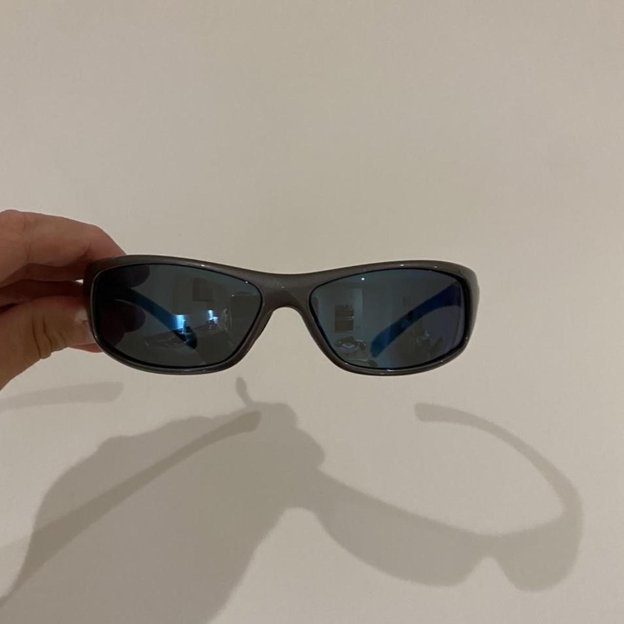 Bolle Sports Sunglasses - 90s look - Grey / Silver... - Depop