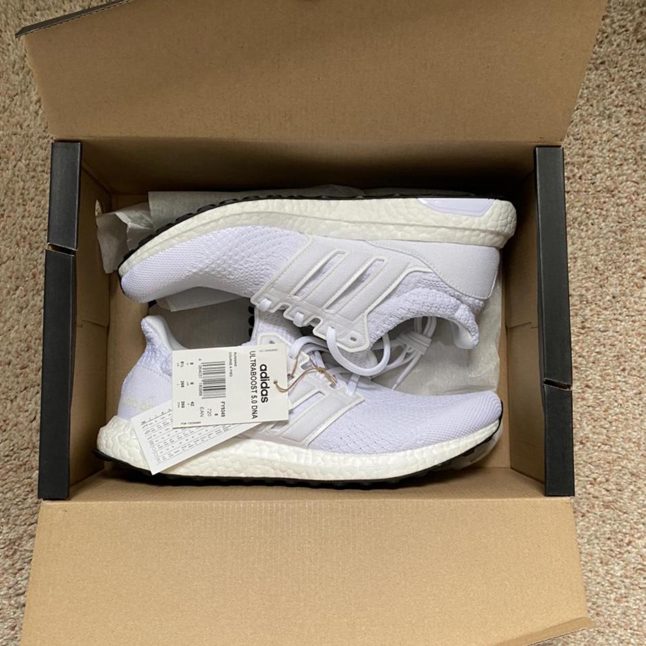 Adidas Ultraboost DNA 5.0 Triple White Brand New... - Depop