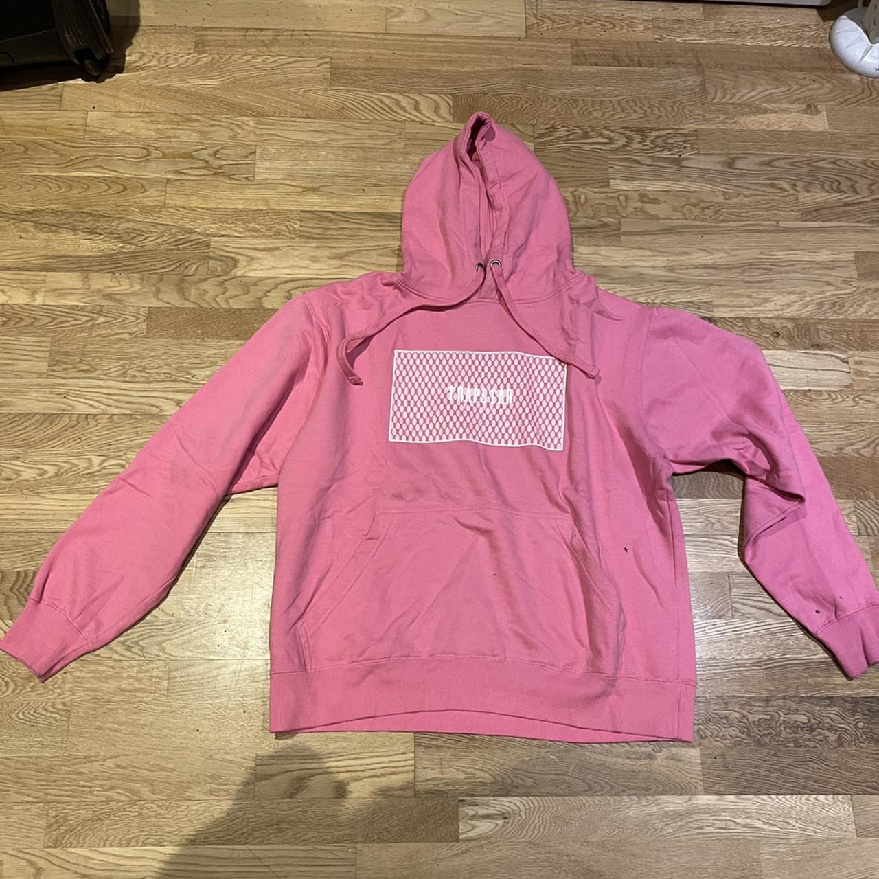 Pink trapstar clearance hoodie