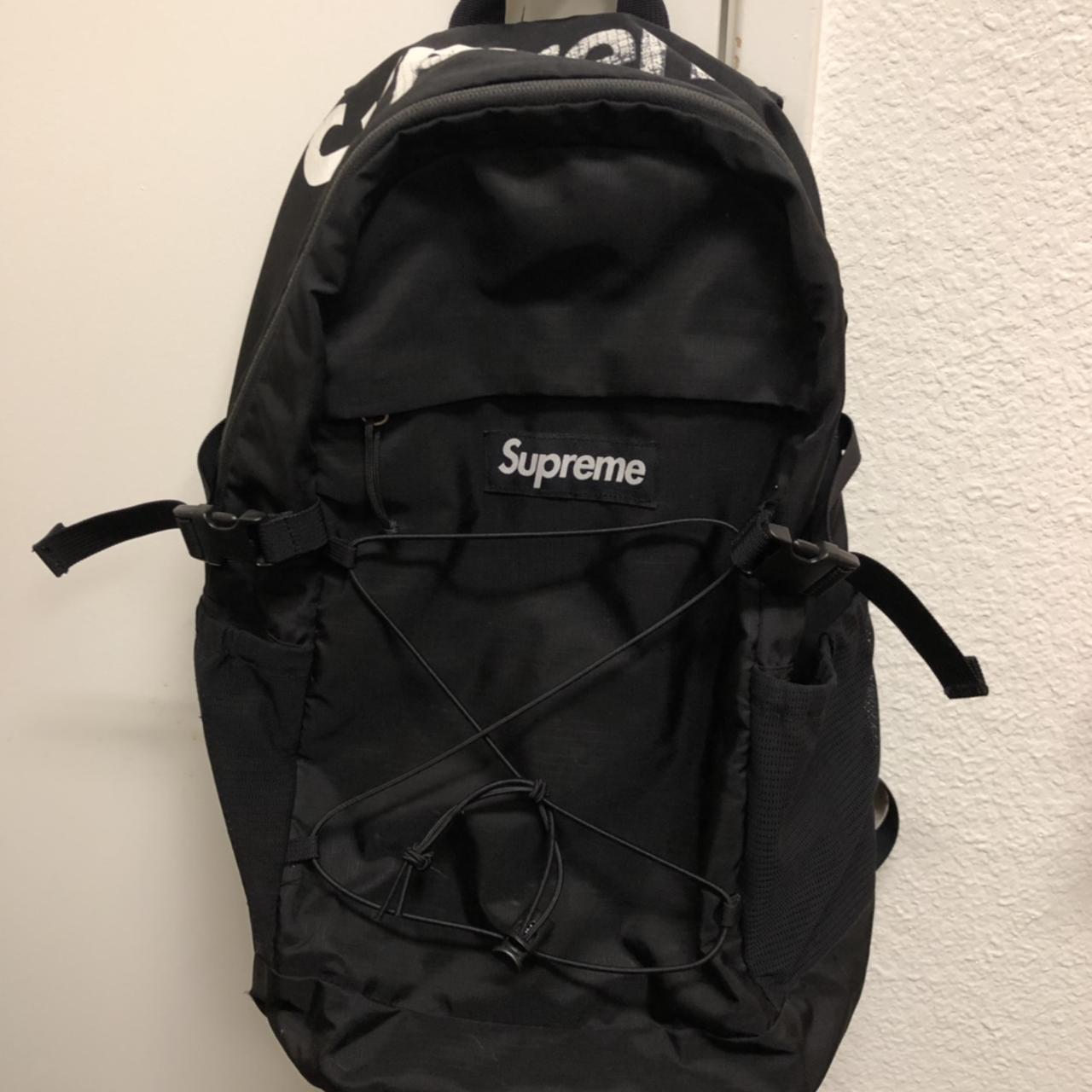 Supreme Cordura backpack SS16 8.5/10 Only flaw is... - Depop