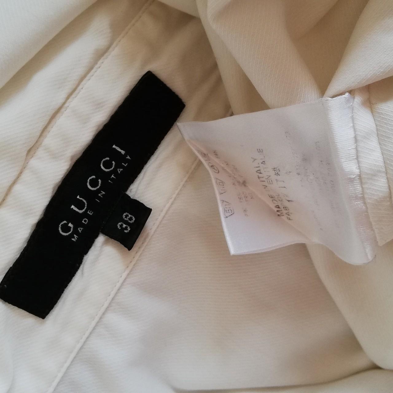 Gucci Women's White Blouse | Depop