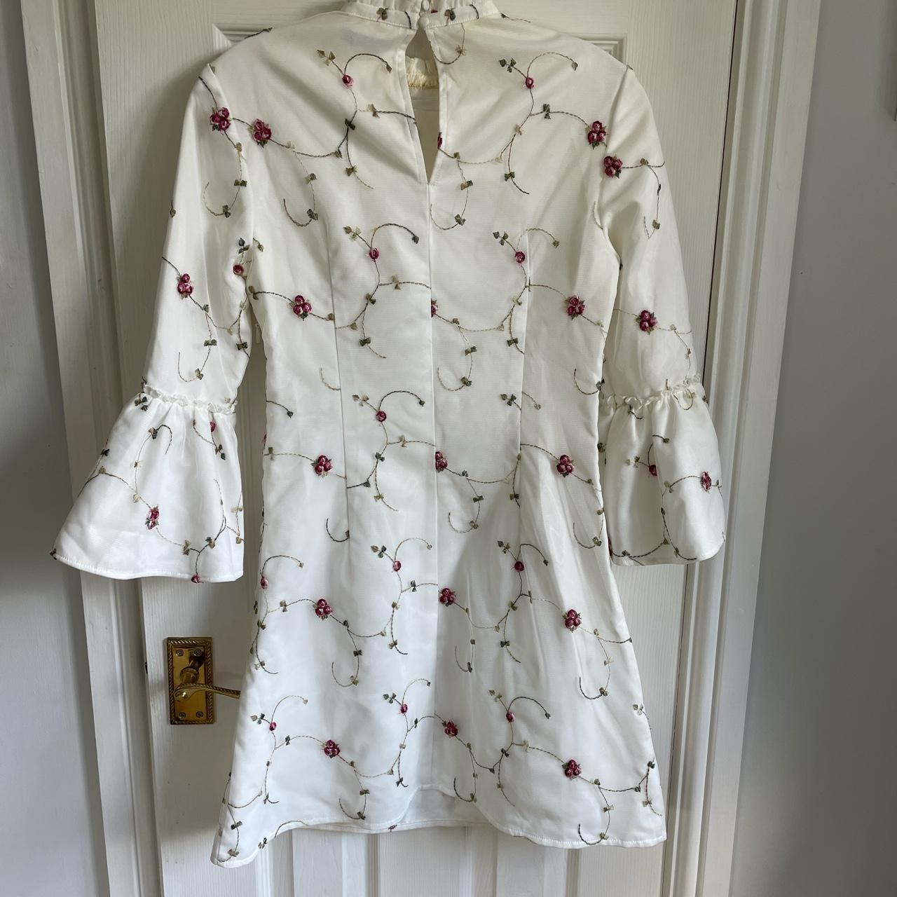 Beautiful mini dress from Chi Chi London with floral... - Depop