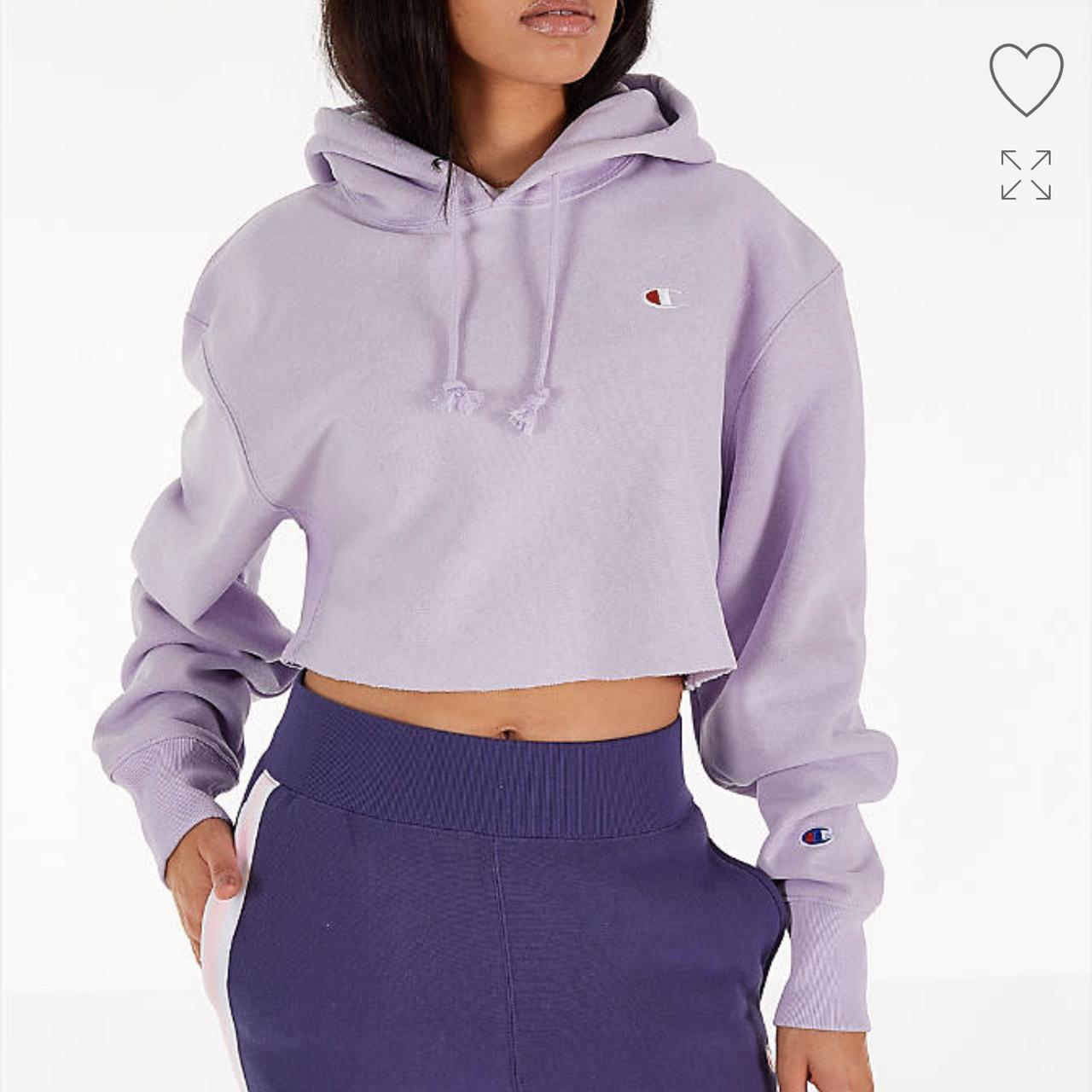 lavender cropped sweater