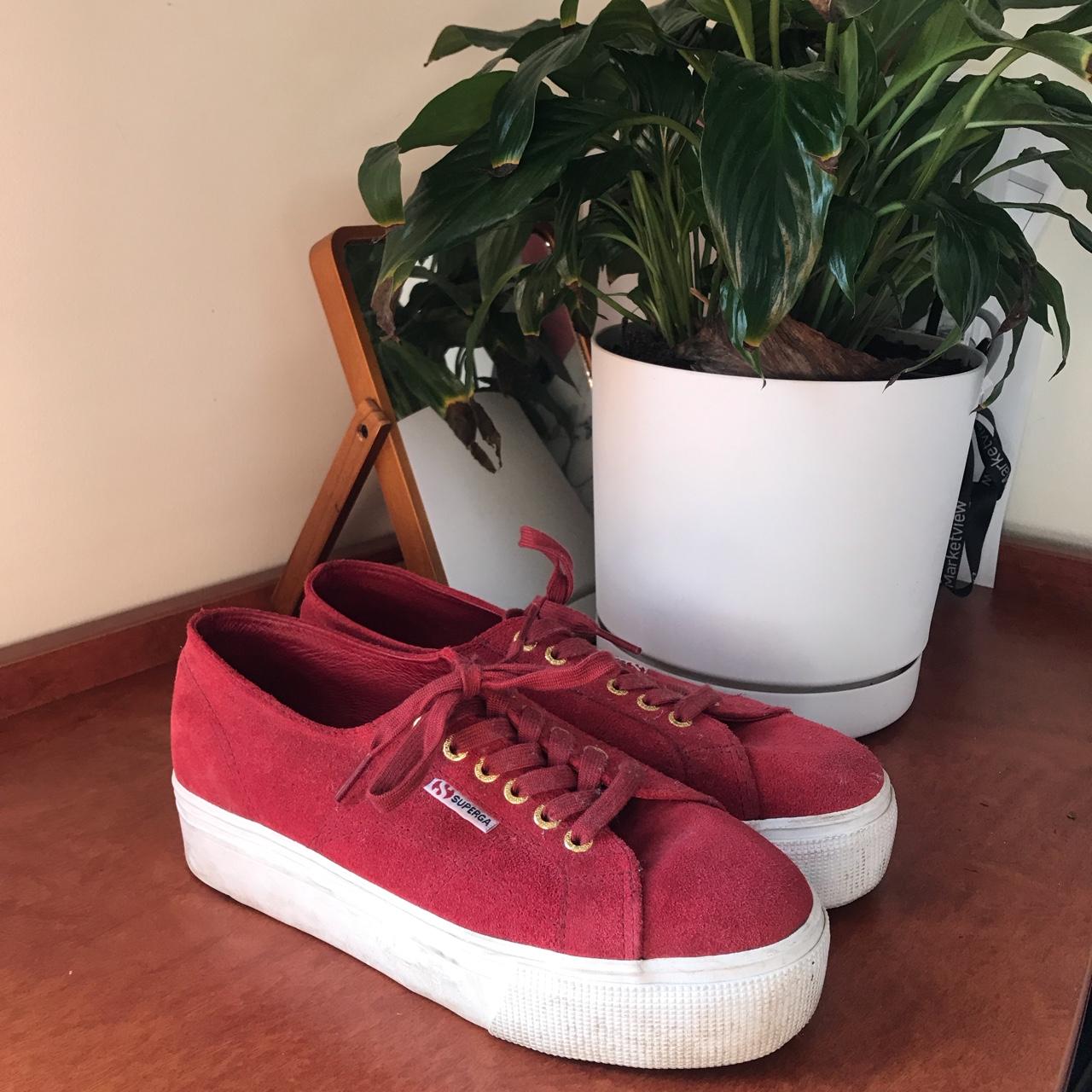 red superga platform