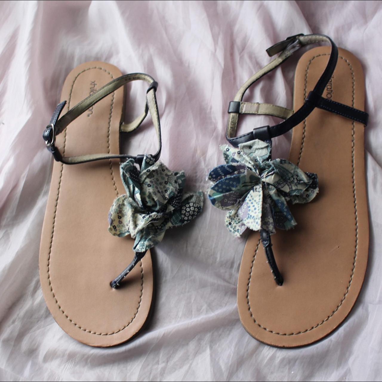 Navy blue sandals discount target