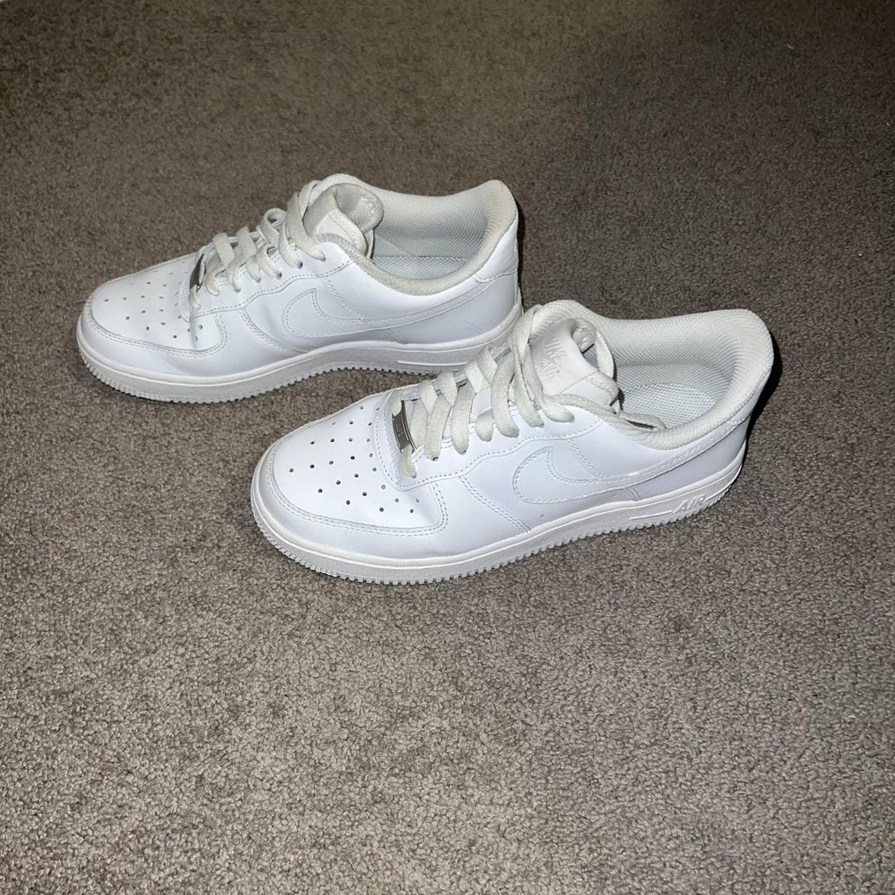 White Nike Air Force 1’s | Size US 7 Ladies/ Euro 38... - Depop