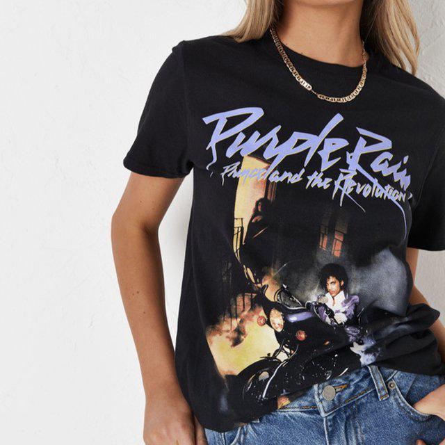 Prince Purple Rain Misguided T-Shirt - L