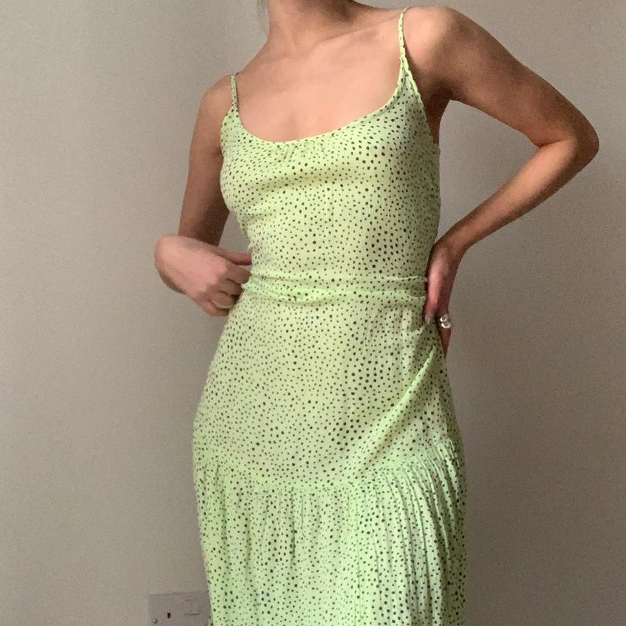 lime green summer dress