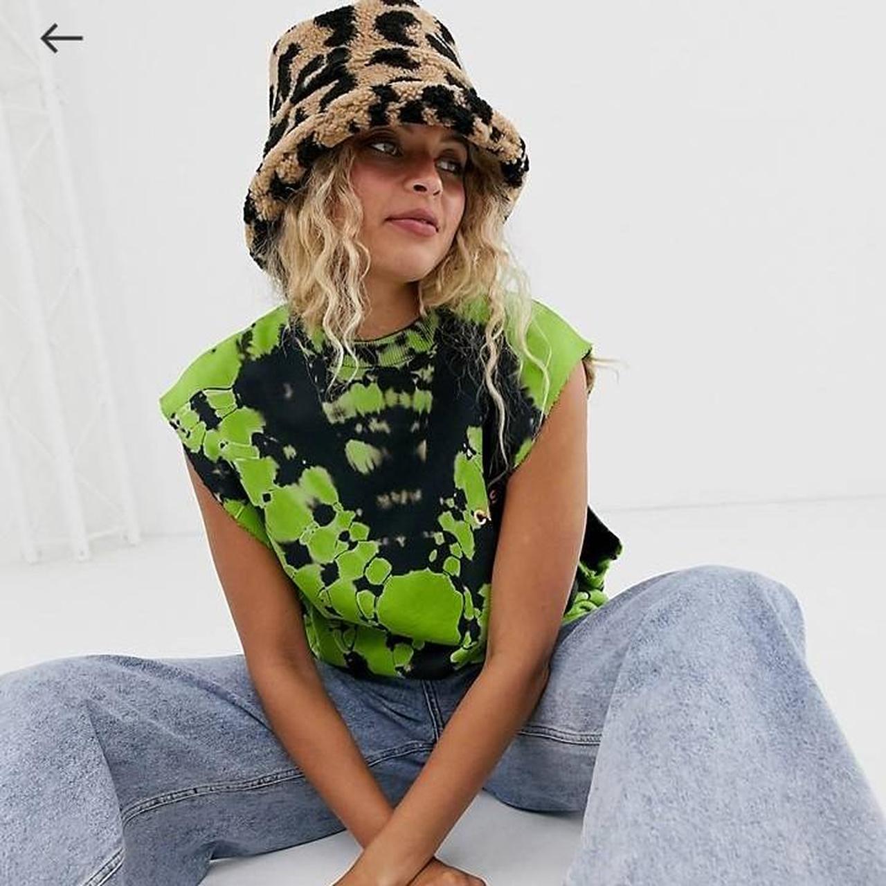 ASOS leopard print Borg bucket hat Great