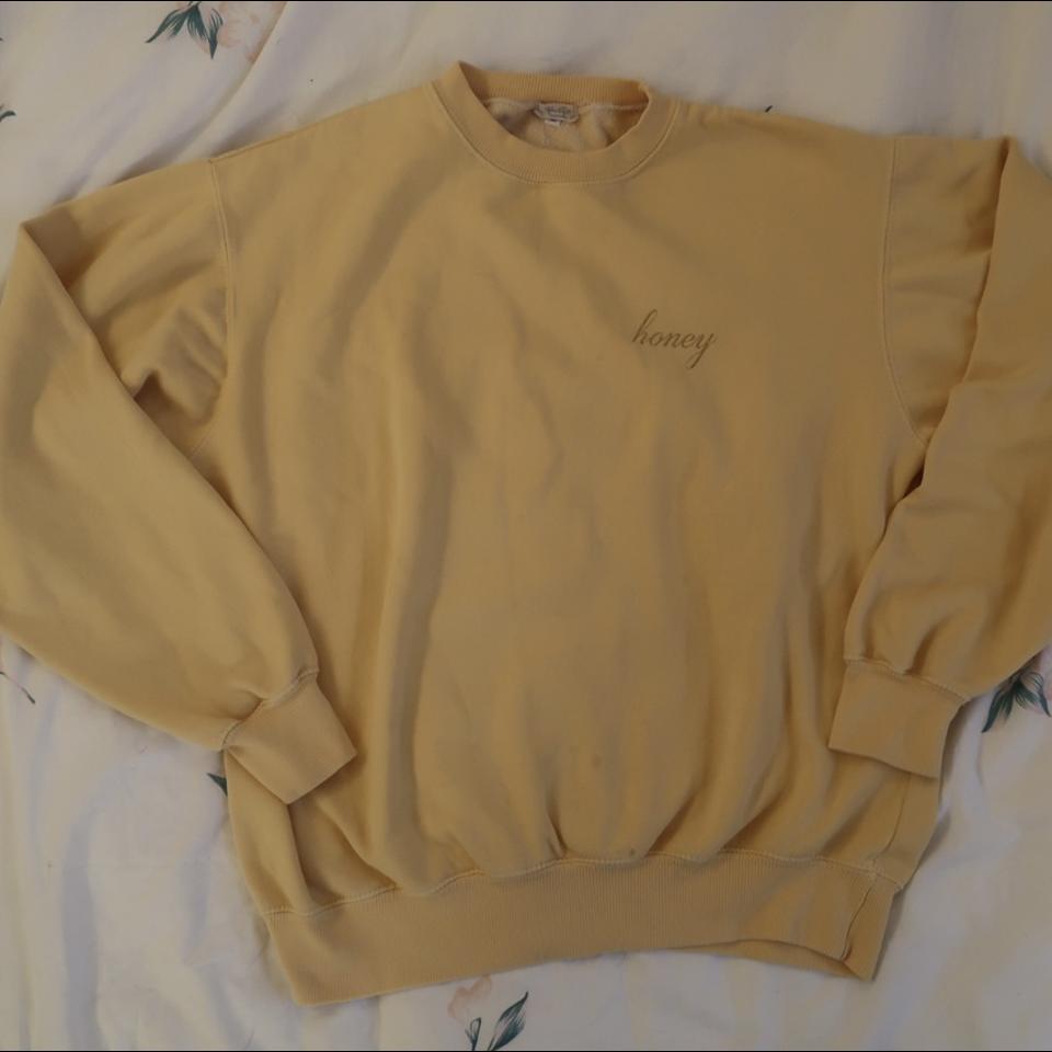 Brandy Melville Honey Sweatshirt This sweatshirt... - Depop