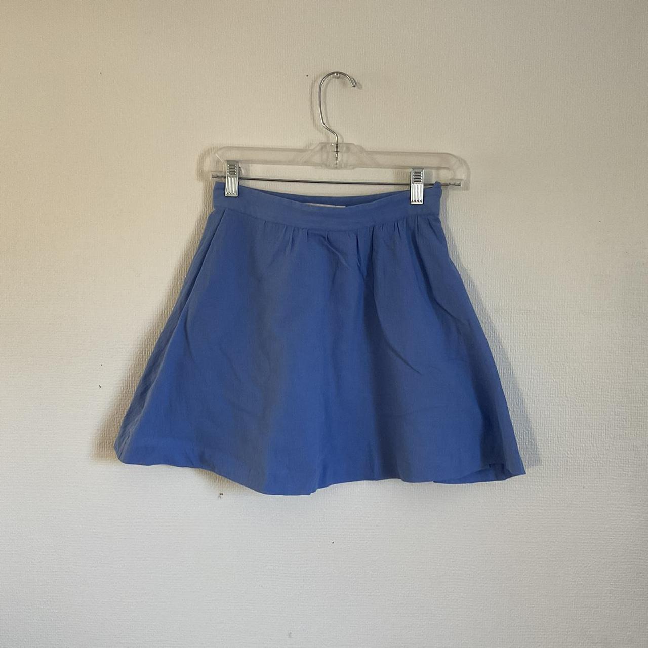 & Other Stories Women's Blue Skirt | Depop