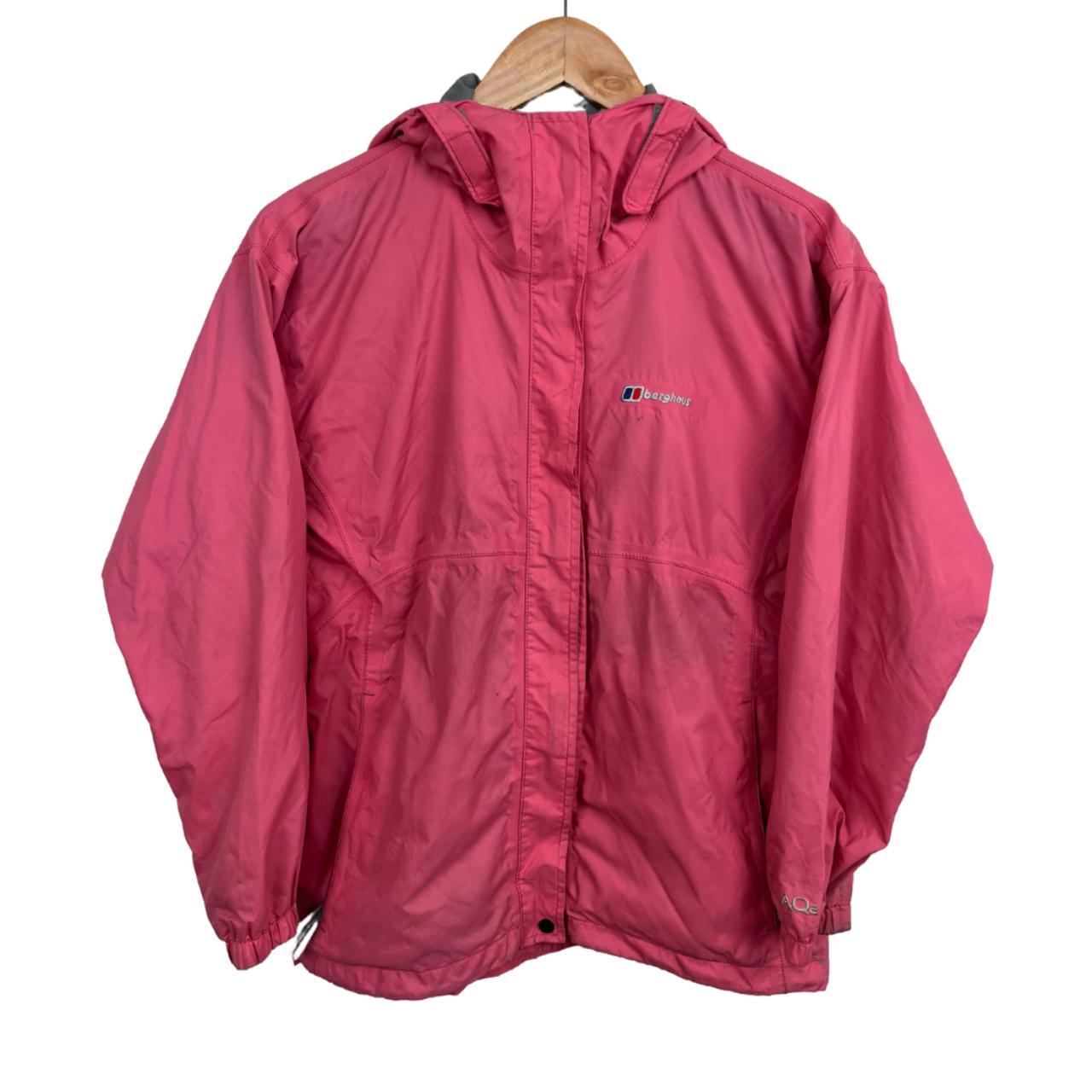 Vintage Berghaus Coat - Pink Rain Jacket -Iconic... - Depop