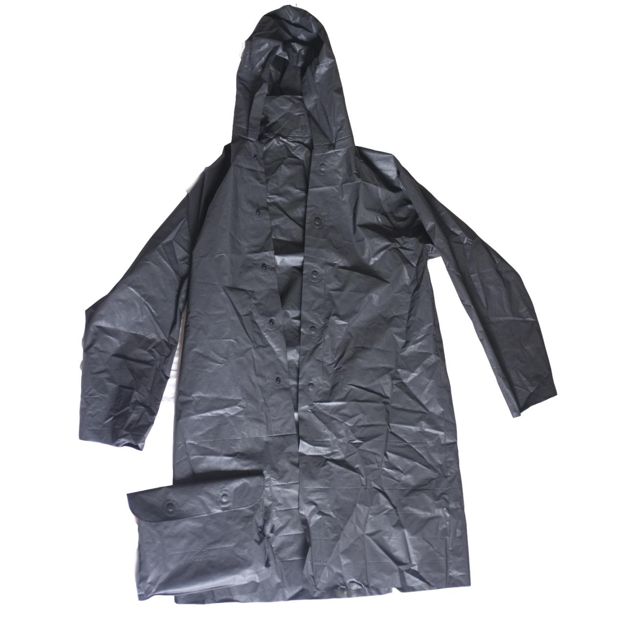 Muji Free Cut Raincoat With a removable hood Depop