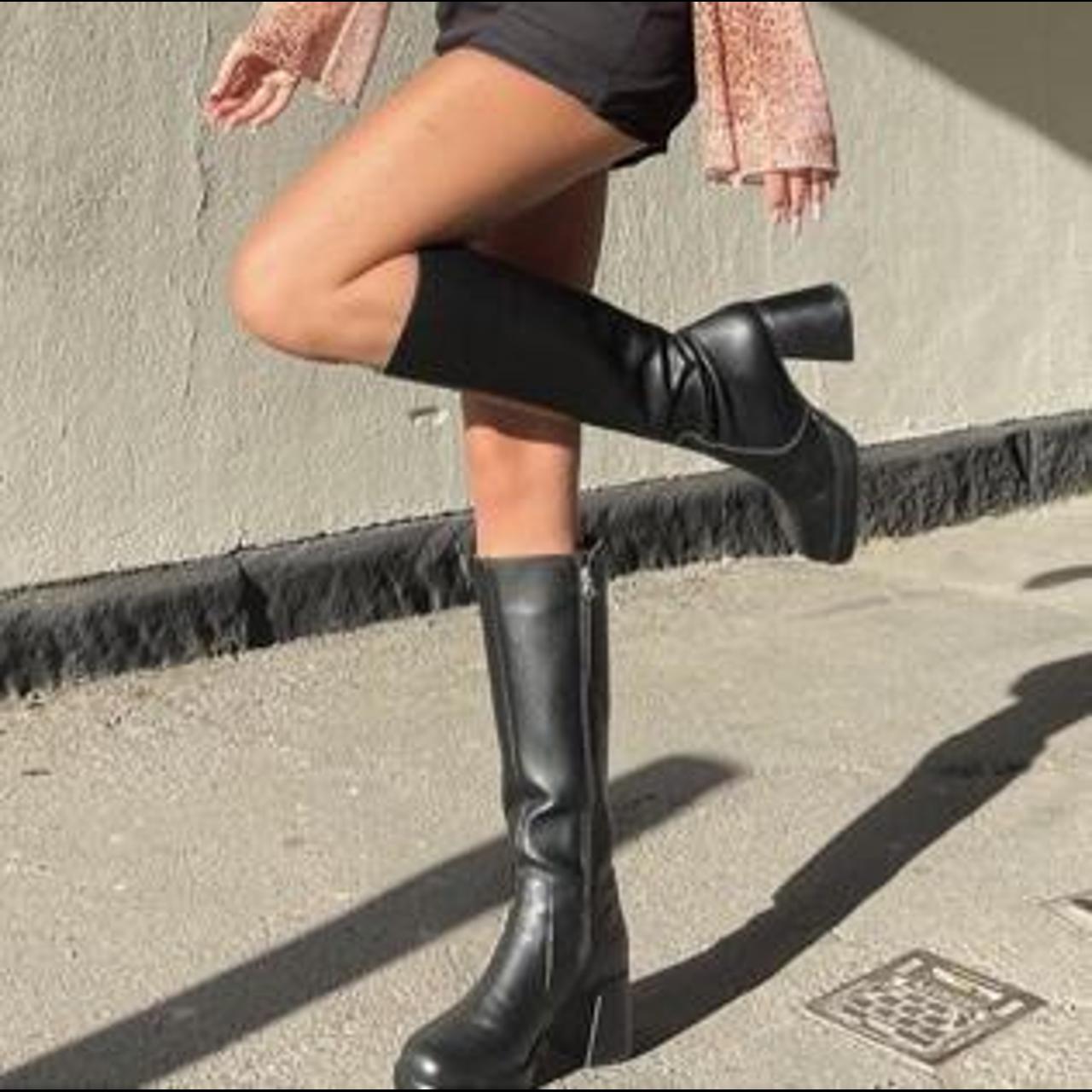 urban outfitters black boots