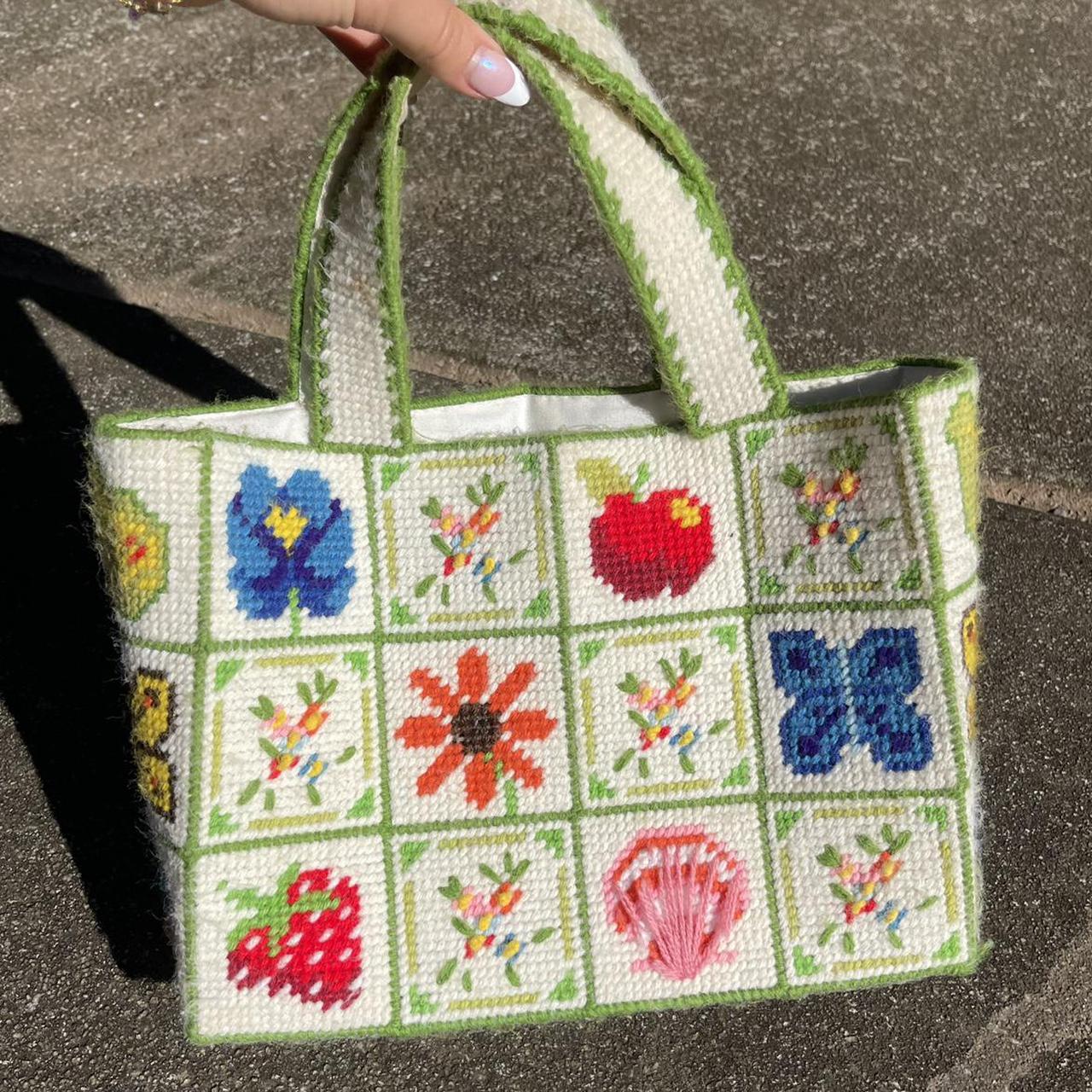 70s needlepoint bag sale