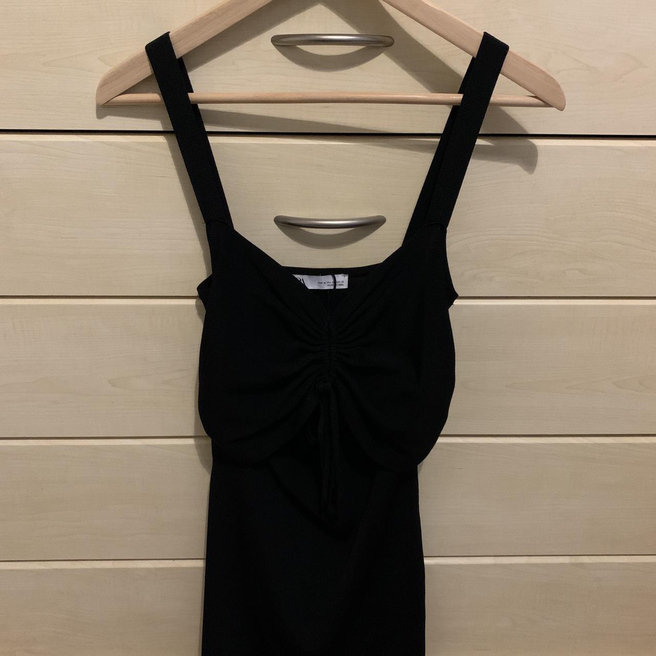 ZARA CUTE BLACK MINI DRESS - BRAND NEW WITH TAGS... - Depop