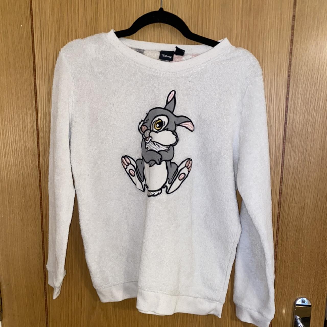 Primark Disney Bambi White Pink Fluffy Cozy Pj