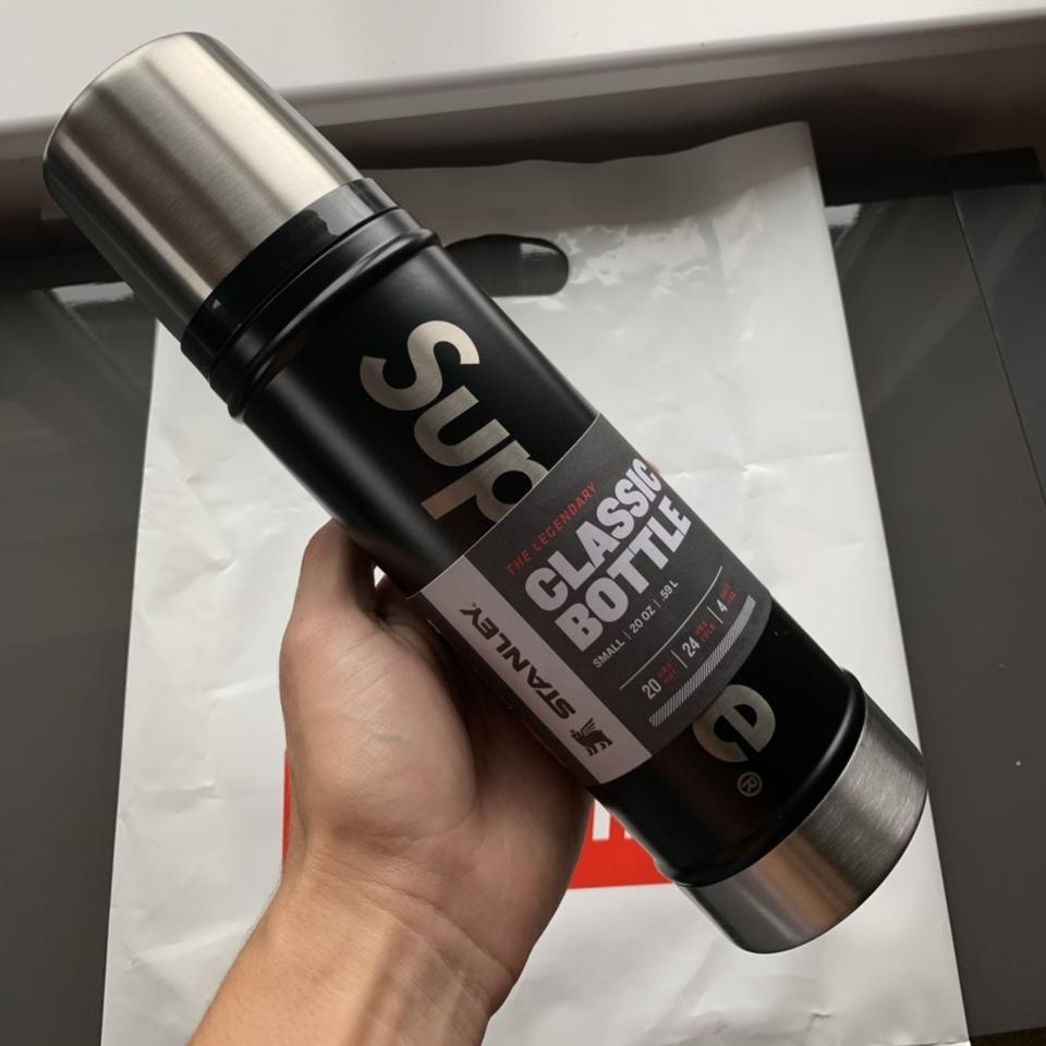 Supreme/Stanley 20 oz. Vacuum Insulated Bottle/Flask... - Depop