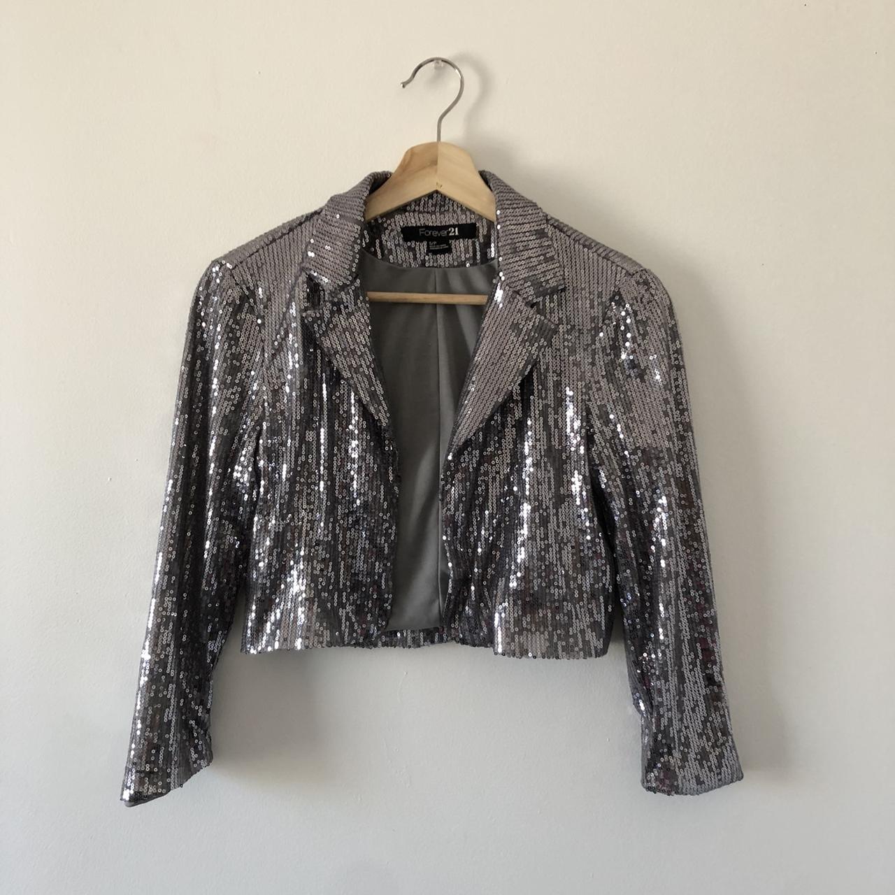 Sequin jacket outlet forever 21