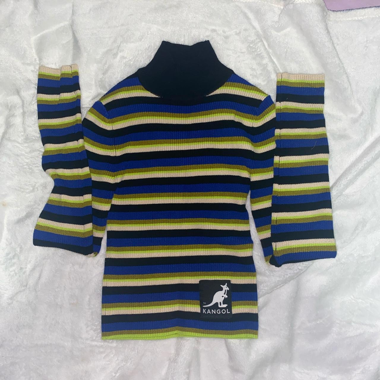 H&m Kangol Turtleneck Sweater Kangol H&m Striped Turtle Neck