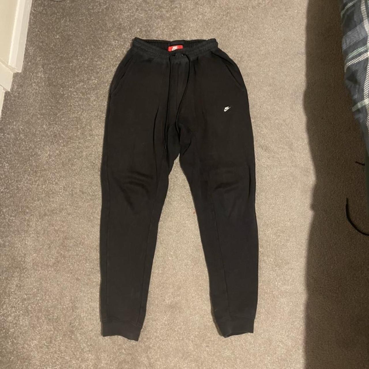 Nike joggers worn but in good condition still size S - Depop