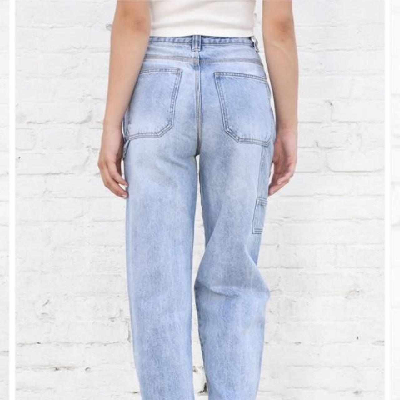 brandy melville blue feanne jeans one size good... Depop