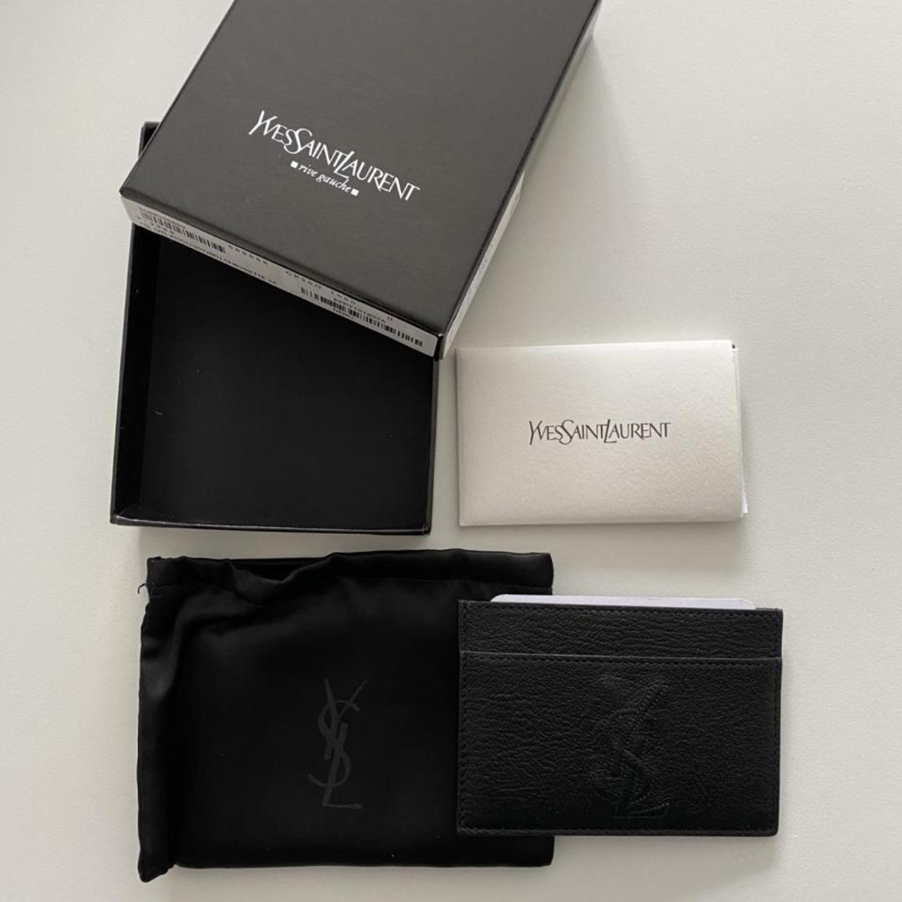 ysl card holder used