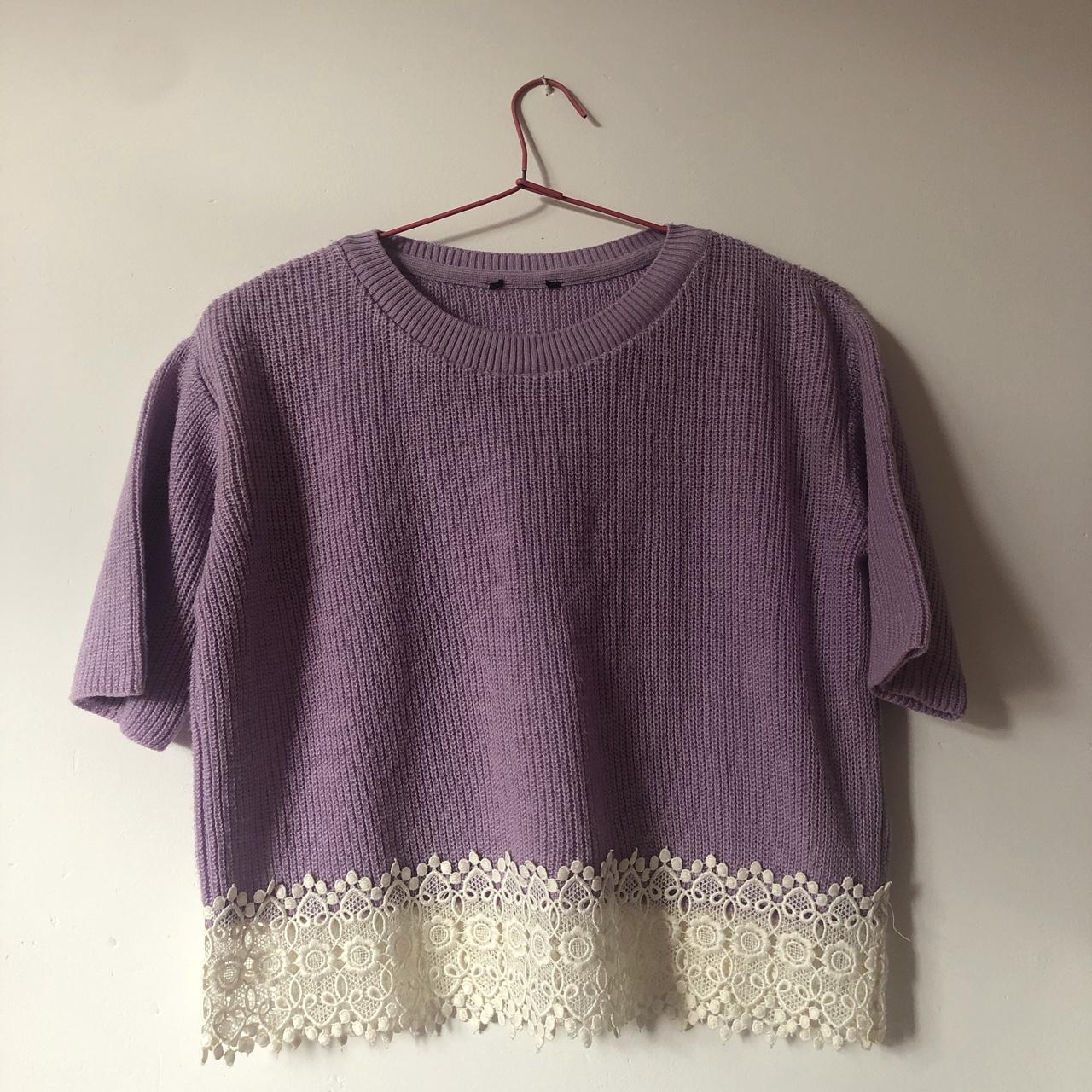 Topshop hot sale purple jumper