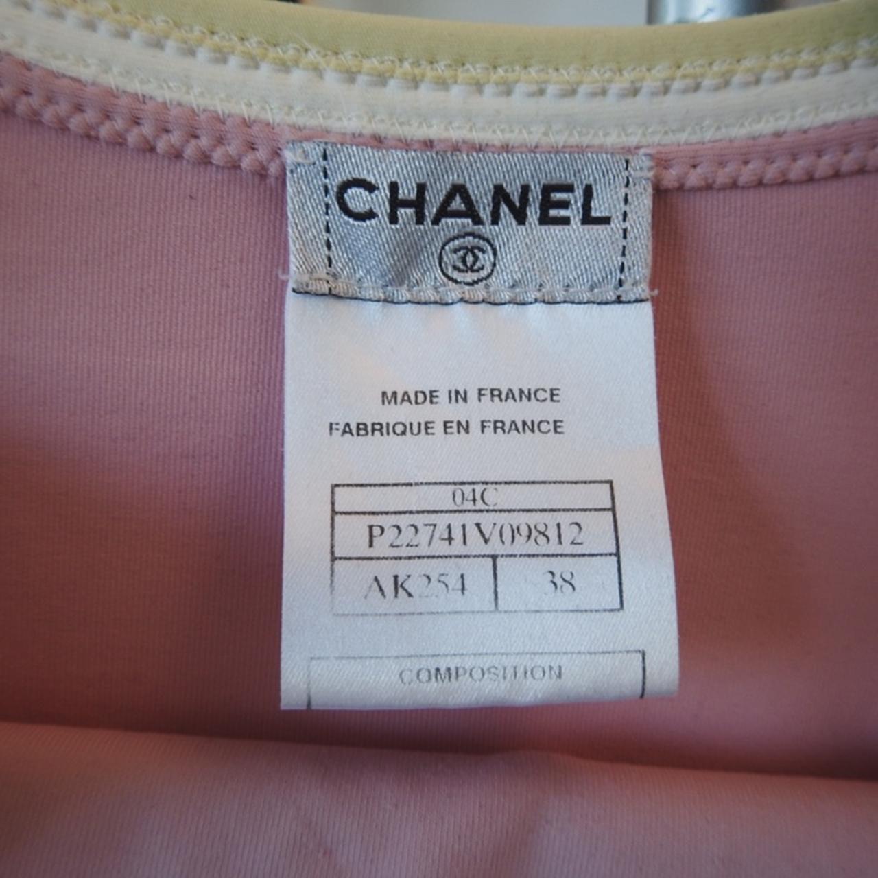 Chanel Baby Pink Nylon Matching Set Vintage Chanel - Depop
