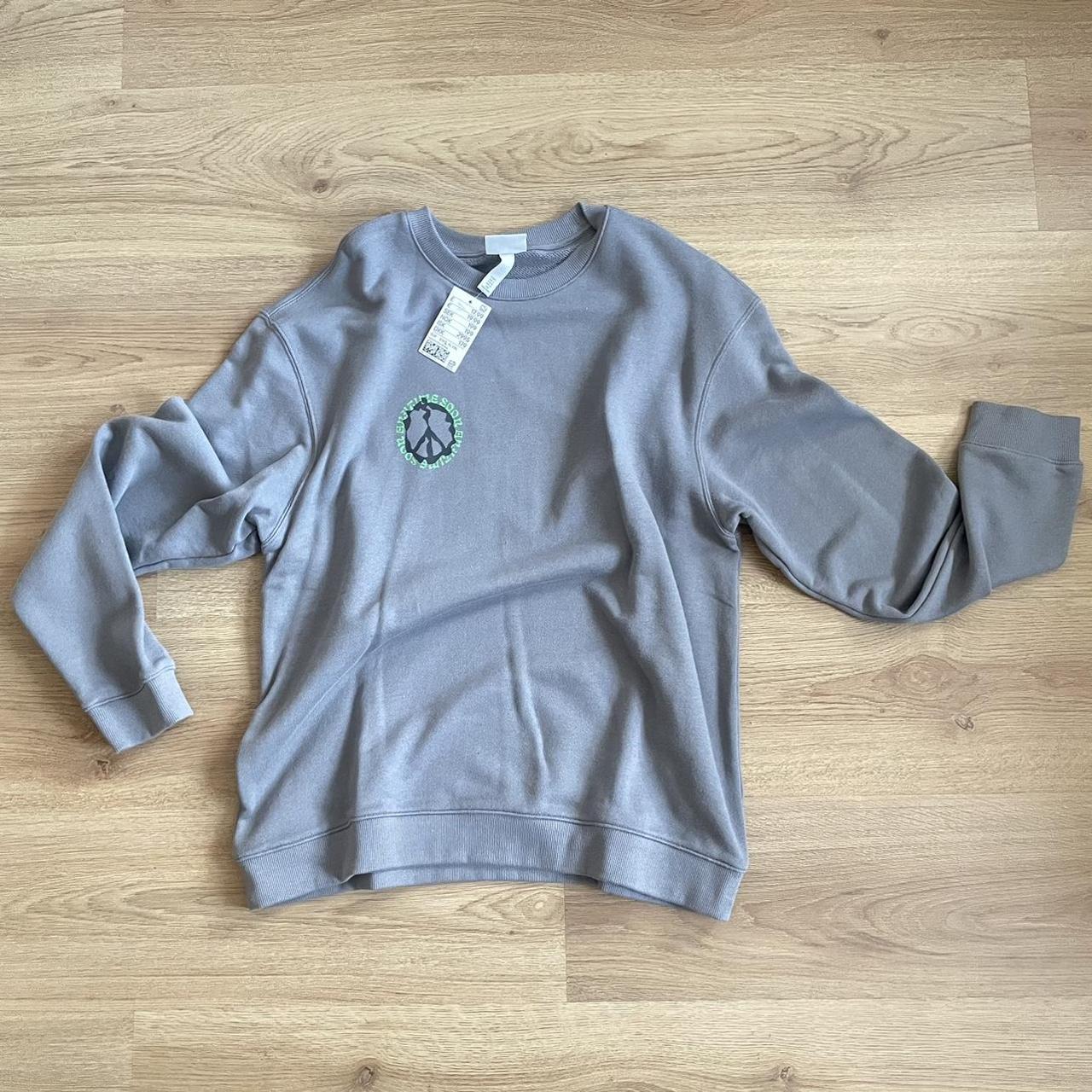 H&M grey jumper Size L Brand new with tags