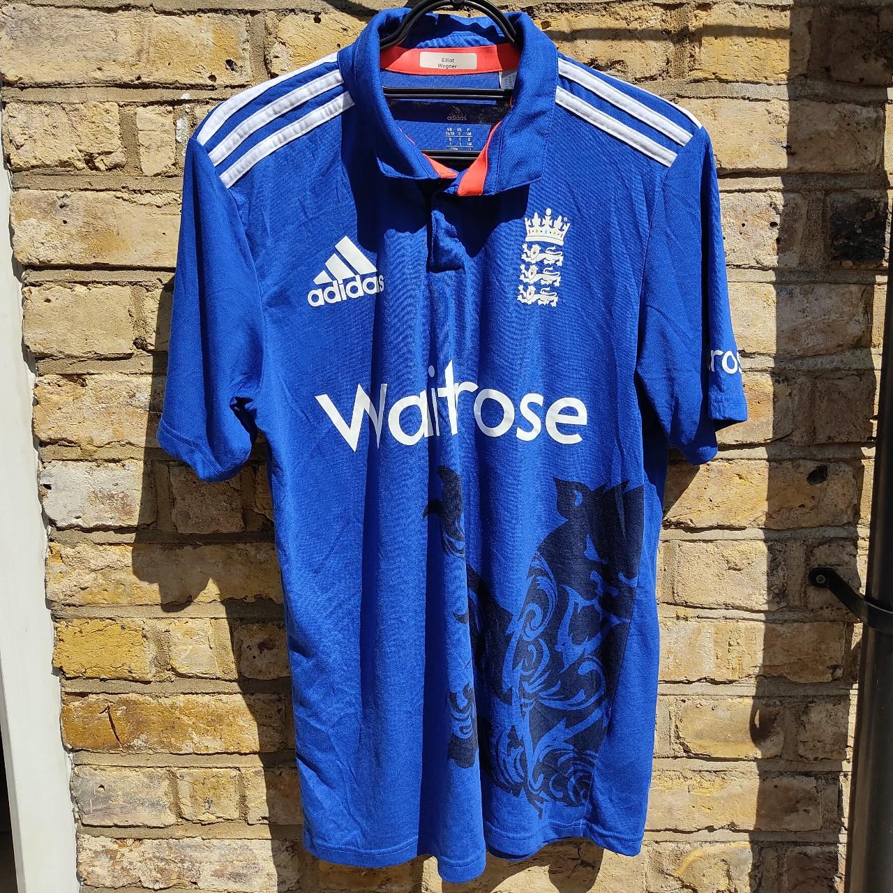 England Adidas Cricket top jersey navy blue size S... Depop