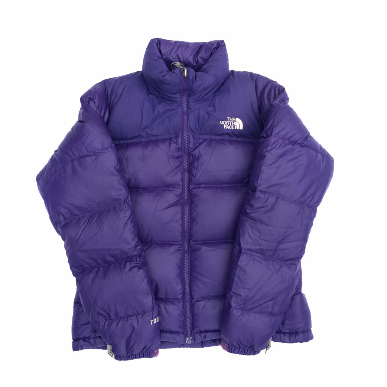 purple north face jacket 700