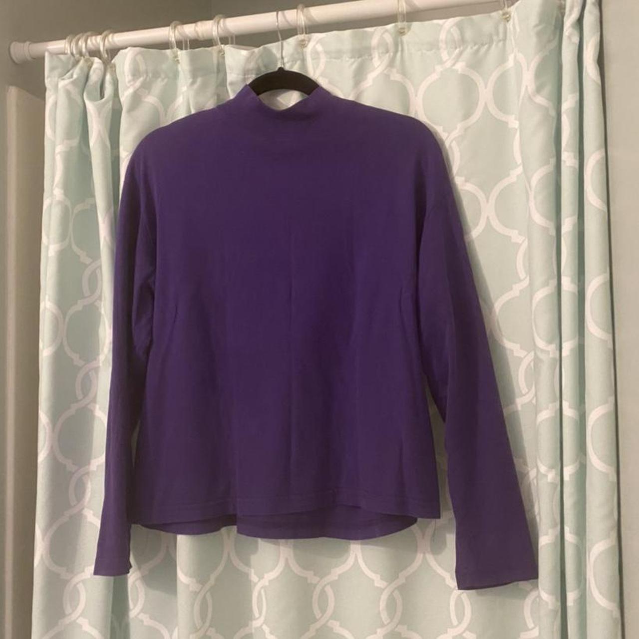 Long Sleeve Purple Turtleneck. Perfect for any... - Depop