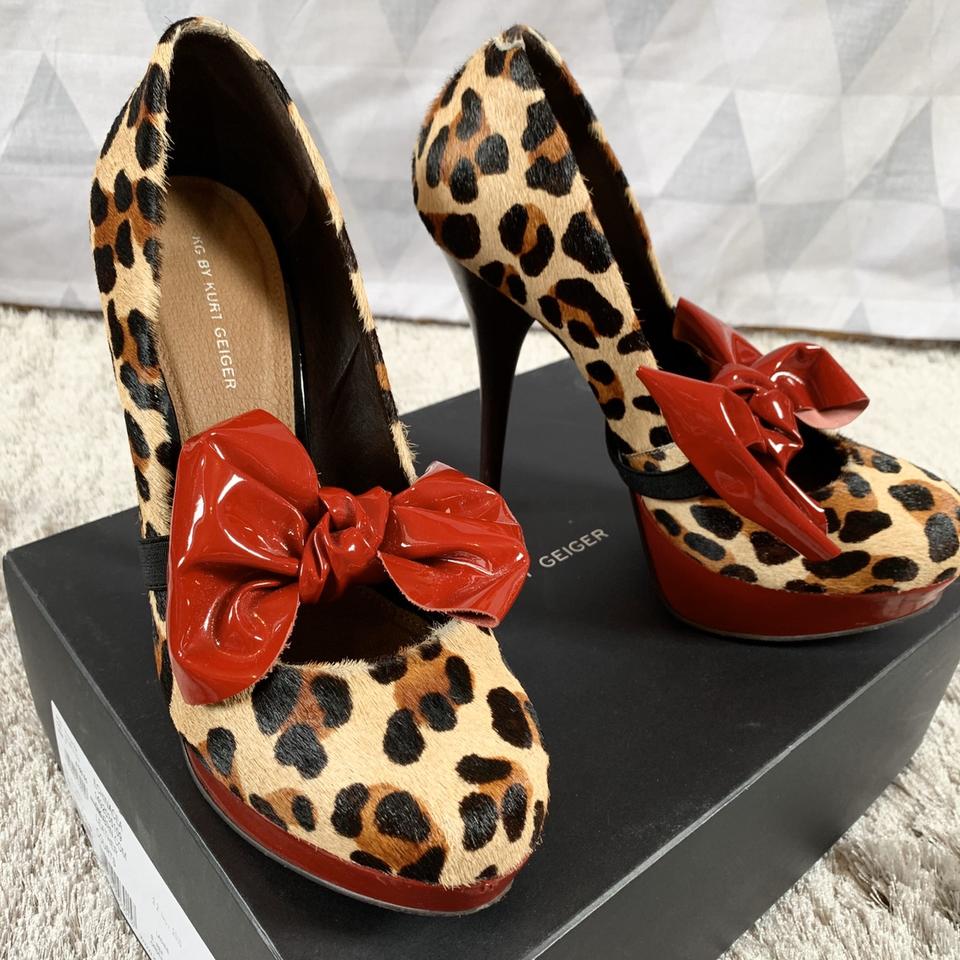 Kurt geiger sale leopard heels