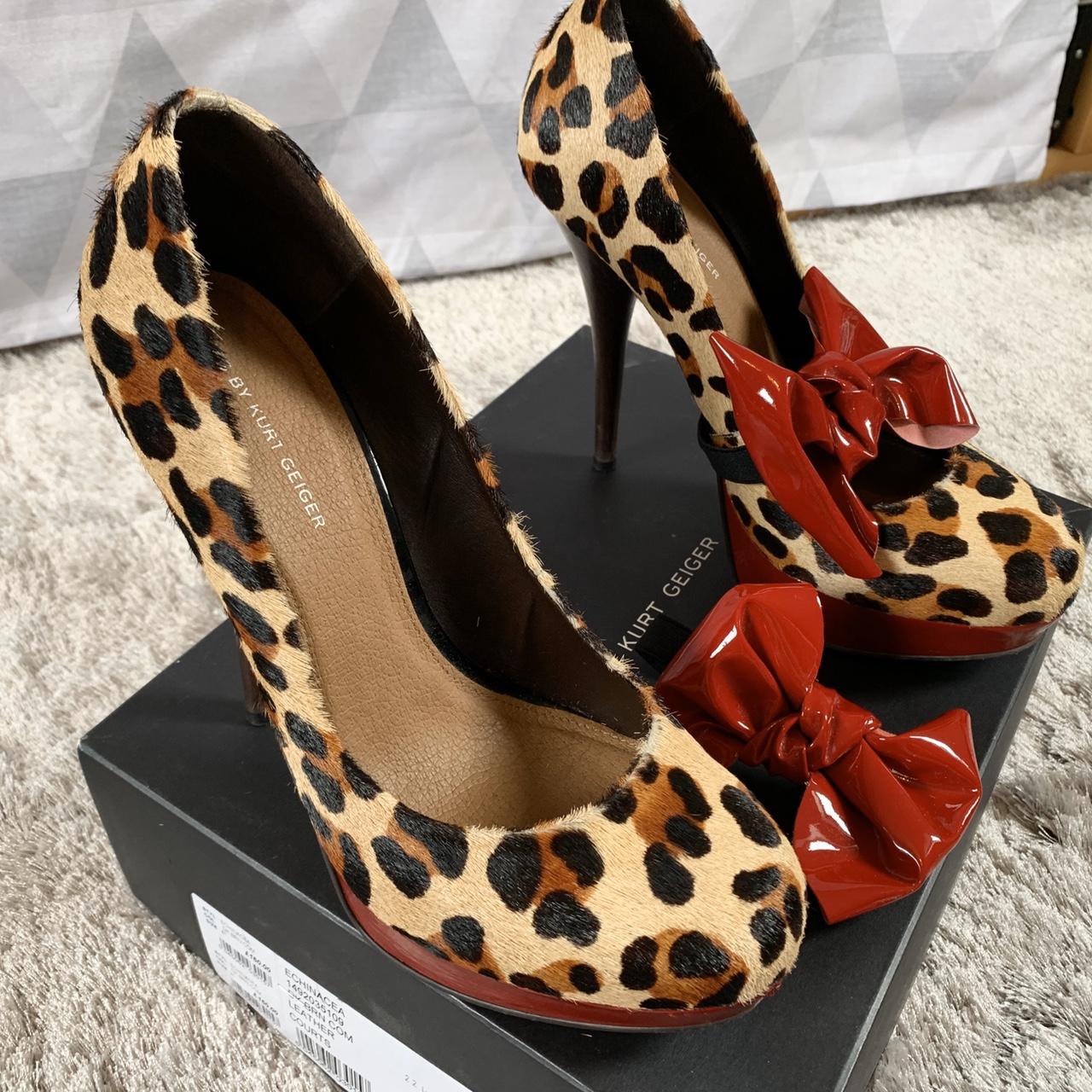 Leopard and deals red heels