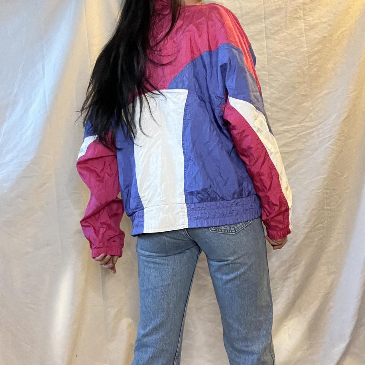 Vintage Adidas originals color block windbreaker... - Depop