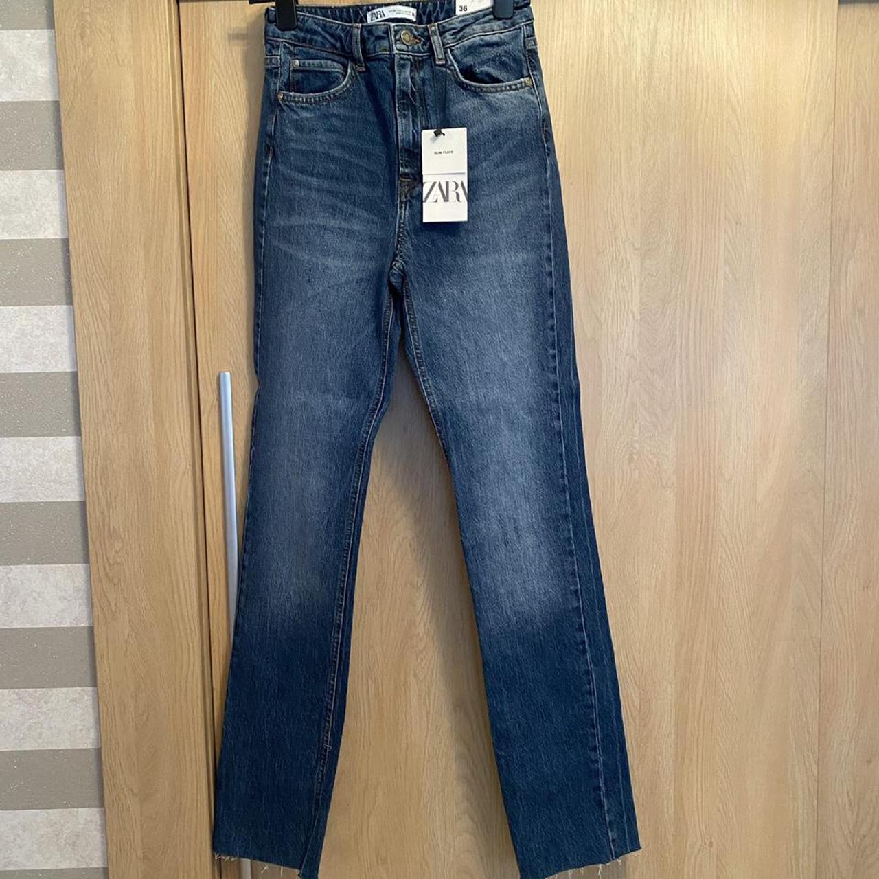 Zara Women's Blue Jeans | Depop