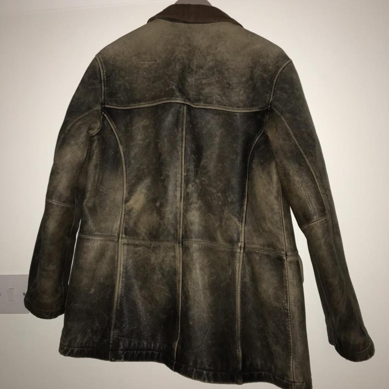 Vintage Laura Ashley real leather jacket,