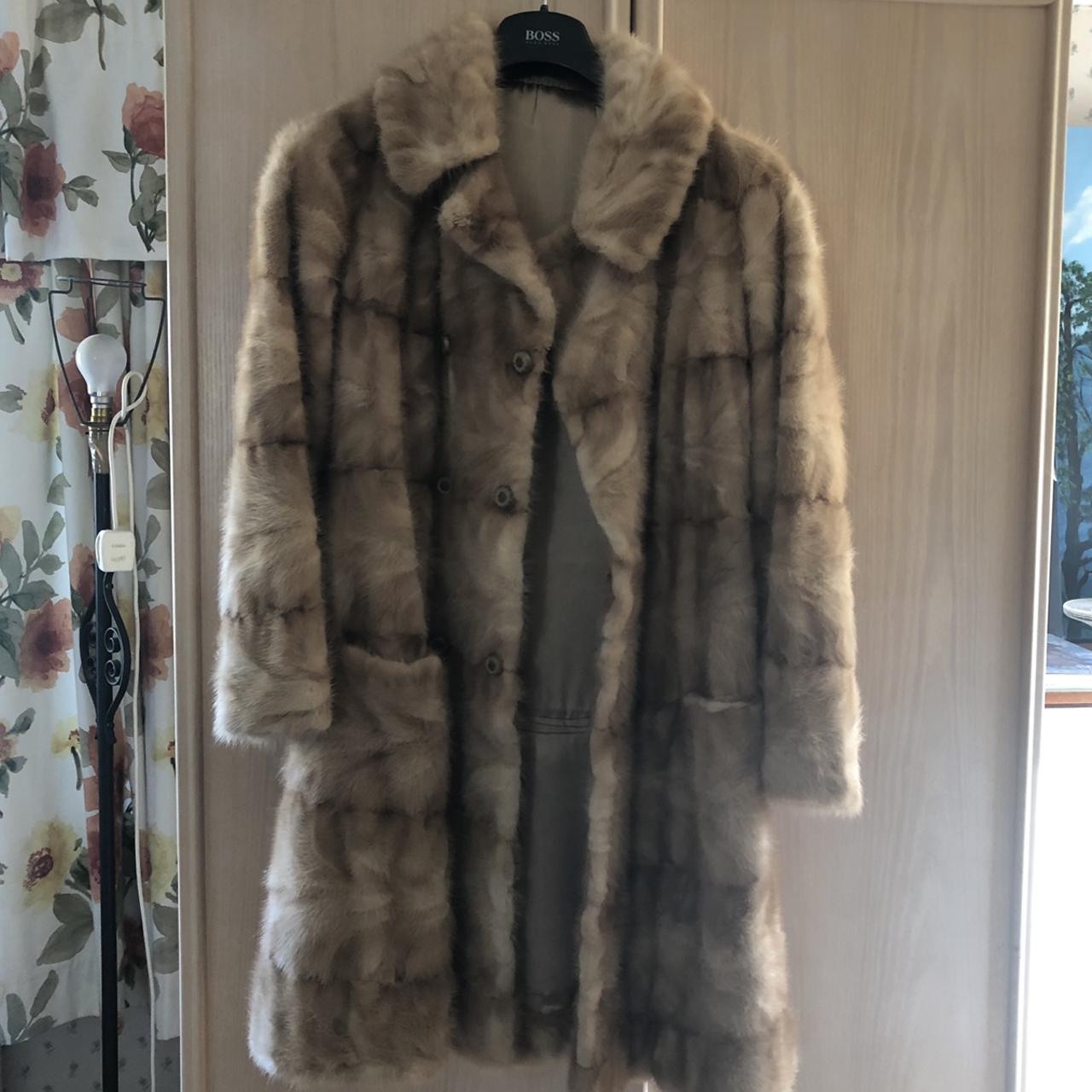 Real Mink fur vintage jacket originally brought from... - Depop