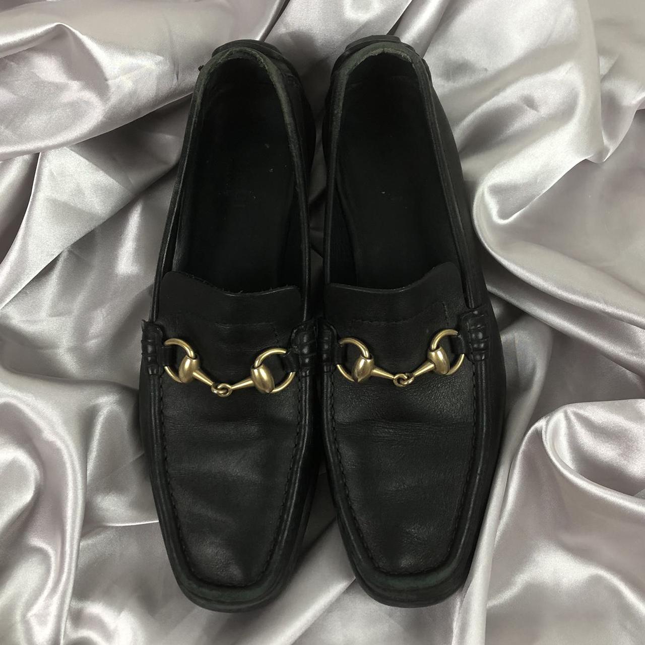 Gucci classic leather horsebit on sale loafer