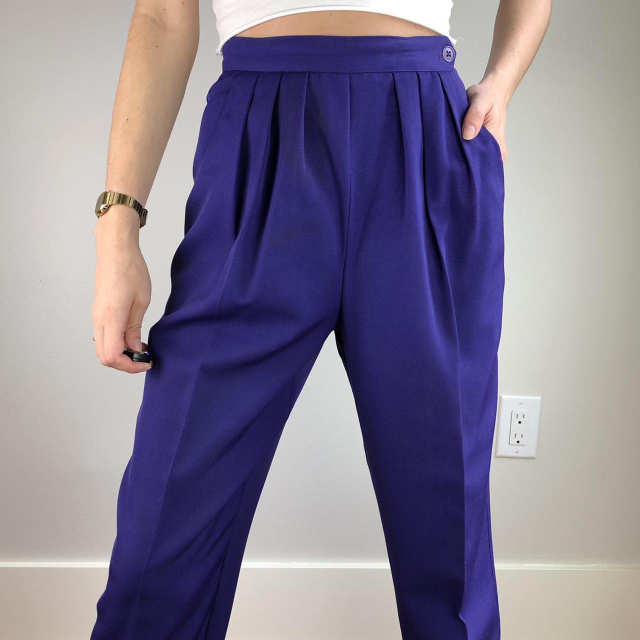 Women's Purple Trousers | Depop