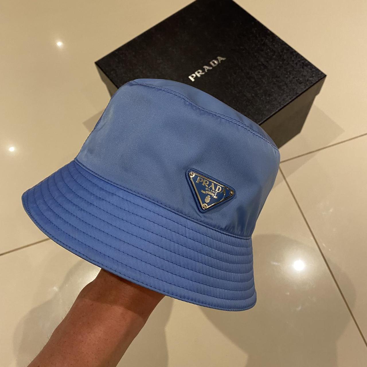 prada hat blue