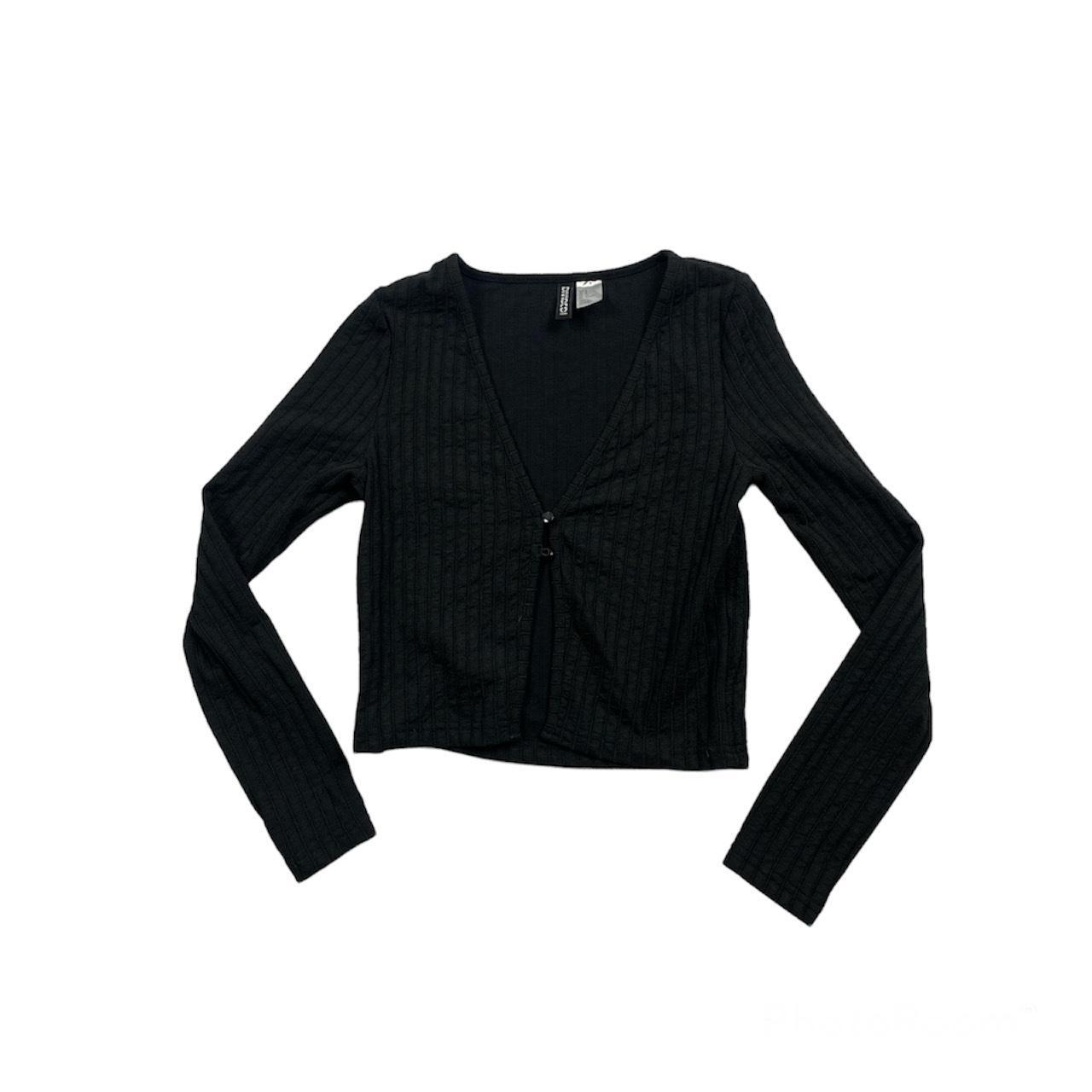 H&M Women's Black Cardigan Depop