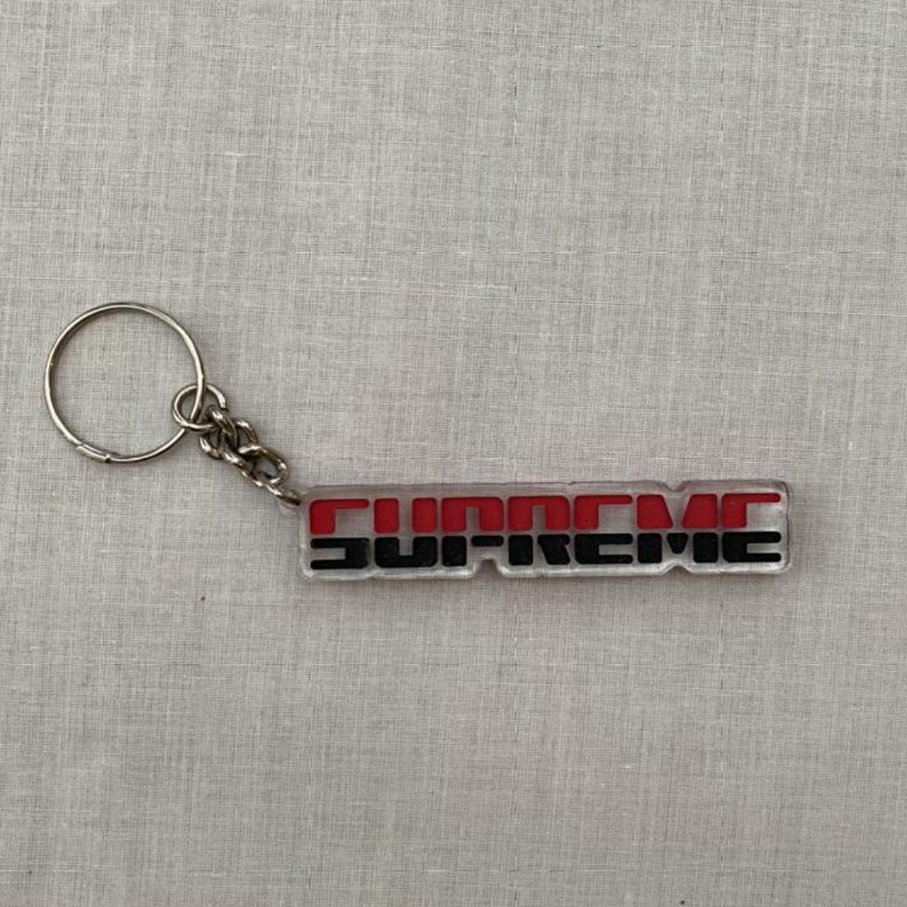 supreme embossed keychain