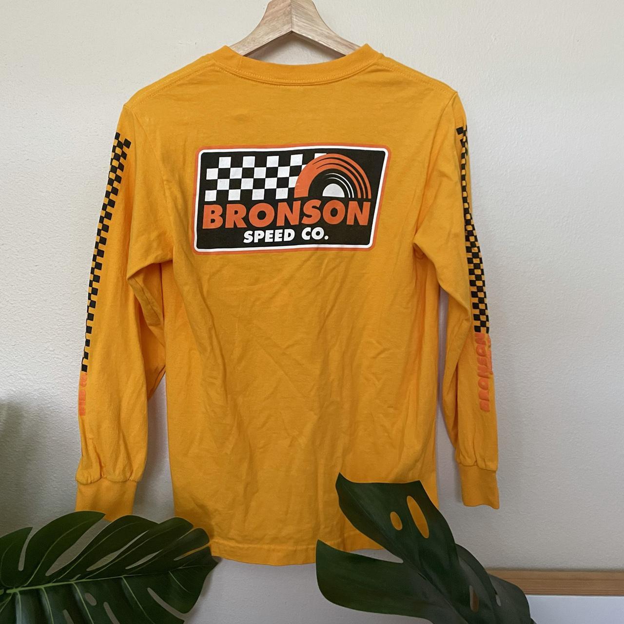 Golden Yellow Bronson Speed NHS Long Sleeve Racing... Depop