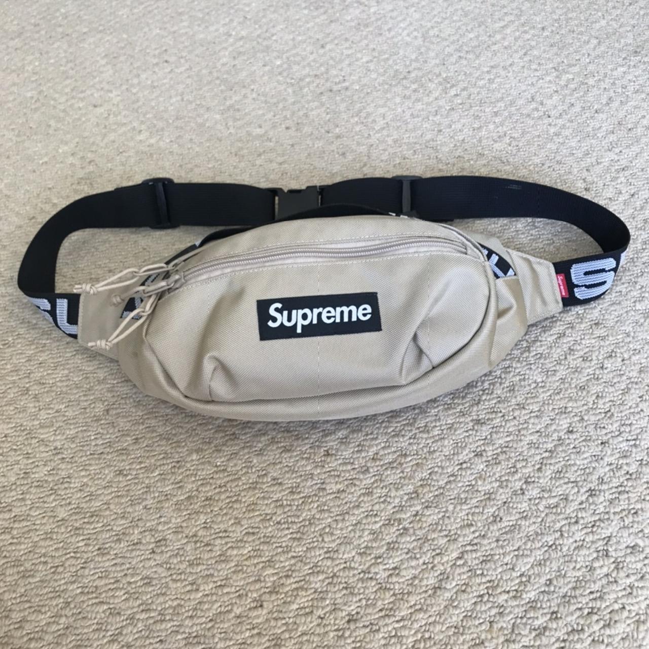 Supreme waist bag SS19 Featuring an all-over - Depop