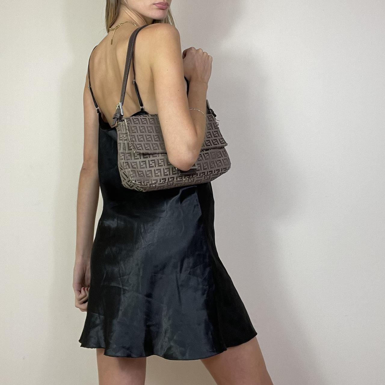 y2k slip dress Vintage 00s satin dress. Strappy... Depop