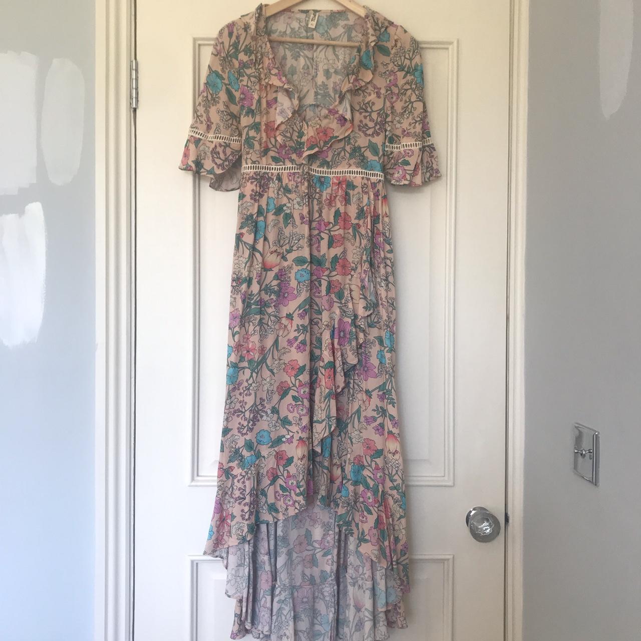 Spell Designs sayulita frill gown Had this... - Depop