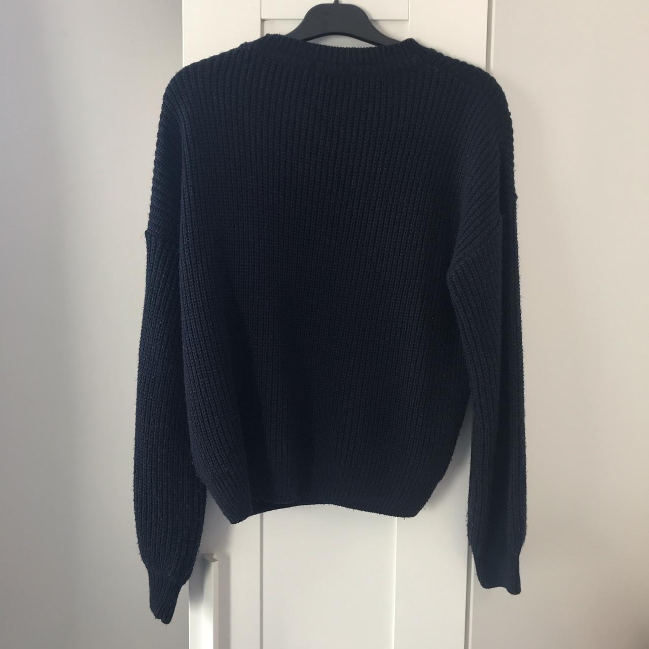Product Image 2 - TOPSHOP navy blue chunky knitted