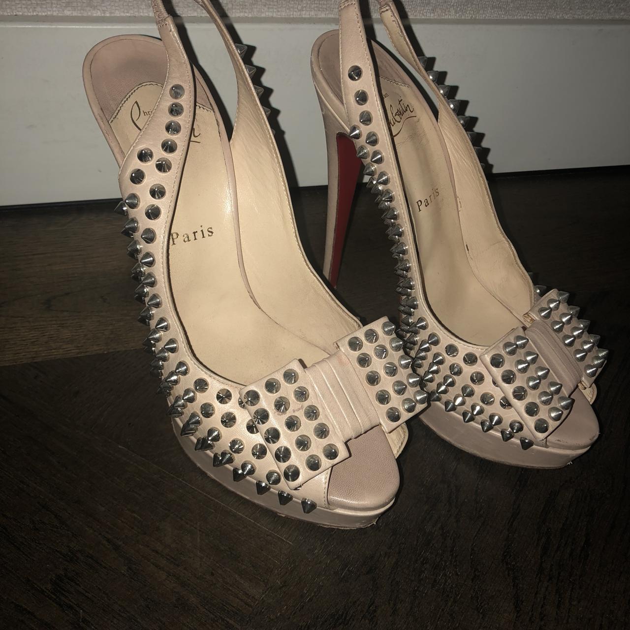 christian louboutin spiky heels